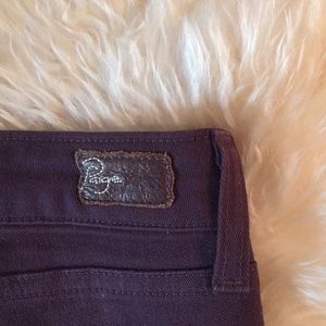 Plum Paige denim Peg Skinny jeans